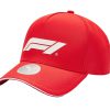 cappellino f1 rosso logo bianco puma taglia unica