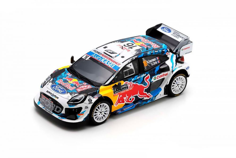 modellino ford puma rally 1 loeb montecarlo 2024 spark 1:43