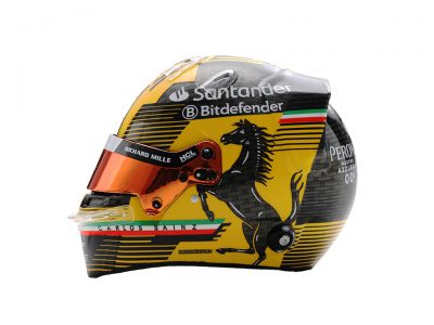 modellino casco carlos sainz monza gp 2024 looksmart scala 1:5