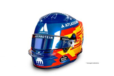 modellino casco carlos sainz williams f1 2025 scala 1:5 spark model