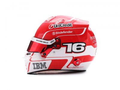 modellino casco charles leclerc ferrari 2025 sf-25 scala 1:5 looksmart