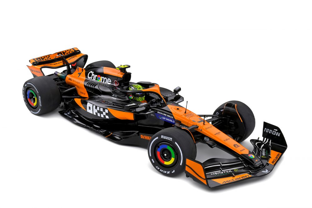 modellino f1 mclaren mcl38 solido scala 1:18 solido lando norris