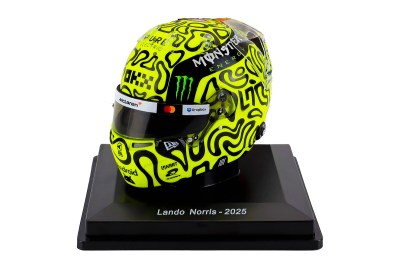 modellino casco lando norris mclaren f1 2025 scala 1:5 spark model