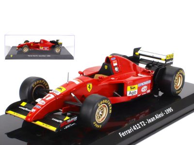 modellino ferrari 412 t2 jean alesi scala 1:24 edicola
