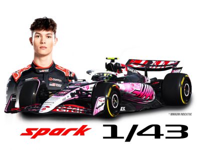 modellino haas f1 2025 giappone livrea speciale bearman scala 1:43 spark