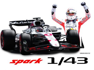 modellino red bull rb21 bianca gp giappone 2025 verstappen scala 1:43 spark