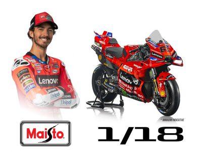 modellino ducati bagnaia gp25 motogp 2025 scala 1-18 maisto