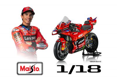 modellino ducati marc marquez gp25 motogp 2025 scala 1-18 maisto