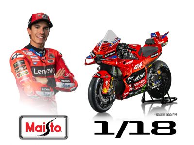 modellino ducati marc marquez gp25 motogp 2025 scala 1-18 maisto