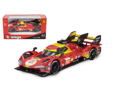 modellino ferrari 499p 2024 numero 50 vincitrice 24 ore le mans scala 1:43 burago