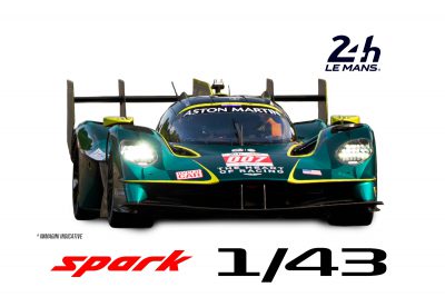 modellino aston martin valkyrie 24h le mans 2025 spark 1:43