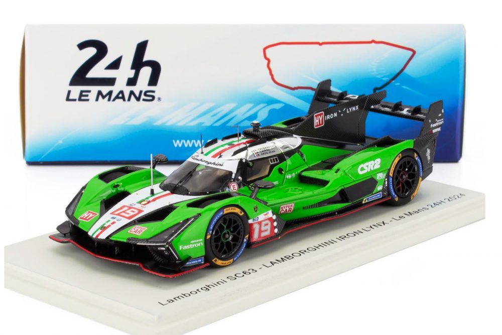 modellino lamborghini sc63 24 ore le mans 2024 scala 1:43 spark