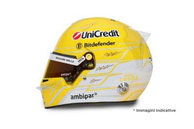 modellino casco lewis hamilton monza 2025 tributo niki lauda scala 1:5 looksmart