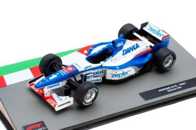 modellino arrows a18 damon hill f1 1997 scala 1:43 edicola altaya