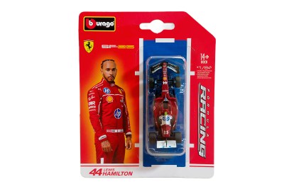 modellino ferrari sf-25 hamilton scala 1:64 burago