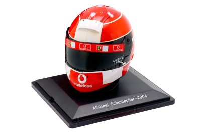 modellino casco ferrari michael schumacher f1 2004 f2004 scala 1:5 spark edicola