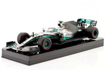 modellino mercedes f1 2019 w10 campione f1 2019 hamilton scala 1:24 edicola ixo