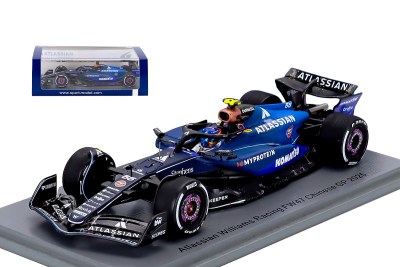 modellino williams fw47 carlos sainz f1 2025 scala 1:43 spark