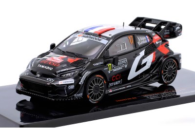 modellino yaris gr rally 1 vincitore montecarlo 2025 ogier scala 1:43 ixo model