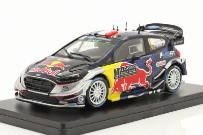 modellino Ford Fiesta WRC Sebastien Ogier Vincitore Rally Monte Carlo 2017 Scala 1:24 Edicola