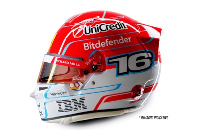 modellino mini casco ferrari charles leclerc f1 2026 scala 1:5 looksmart