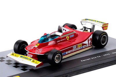 modellino ferrari 312 t4 gilles villeneuve f1 1979 scala 1:43 edicola con vetrina altaya