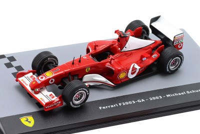 modellino ferrari schumacher f2003 ga