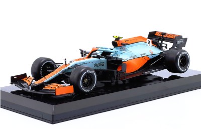 modellino Mclaren MCL35M Lando Norris Livrea speciale GP Monaco 2021 Scala 1:24 Edicola