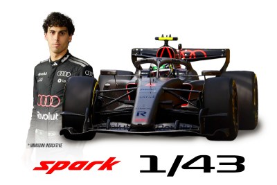 modellino audi f1 2026 r26 bortoleto gp australia scala 1:43 spark
