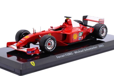modellino ferrari f1 f2001 schumacher scala 1:24 edicola