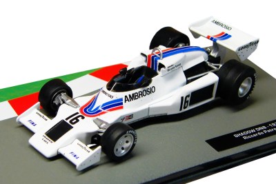 modellino Shadow DN8 Riccardo Patrese F1 1977 Scala 1:43 Edicola