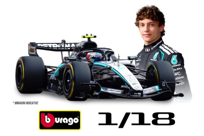 modellino mercedes w17 f1 2026 kimi antonelli F1 2026 scala 1:18 burago